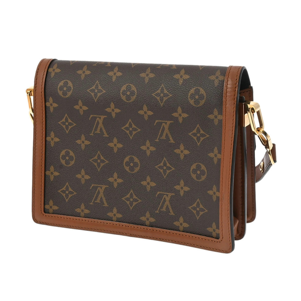 Louis Vuitton Tan Canvas Bag Camel Reverse Brown Dauphine Monogram Shoulder